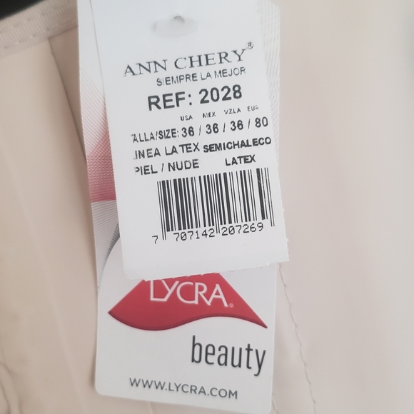 New Ann Chery Latex Semi-vest faja waist trainer size 36 - Picture 5 of 6
